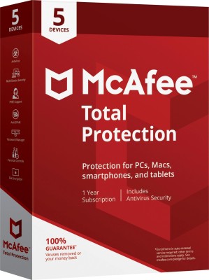 

McAfee Total Security 5 User 1 Year(Voucher)