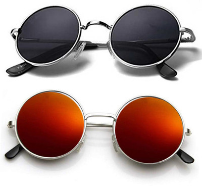 Vitoria Round Sunglasses(For Men & Women, Multicolor)