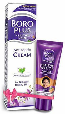 

Boroplus Antiseptic Cream, 80ml with Free Boroplus Healthy White Cream, 15g Antiseptic Cream(15 g, Pack of 2)