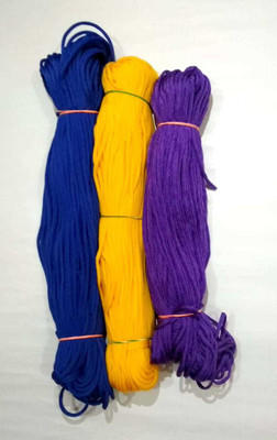 CHL MACRAME 3 COLORS SET 0F 150 M YELLOW,BLUE,PURPLE