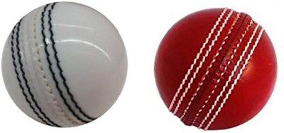 CLUB CLUB-12 Cricket Leather Ball(Pack of 2, Red, White)