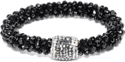 Dhruvi Zinc Black Silver Bracelet