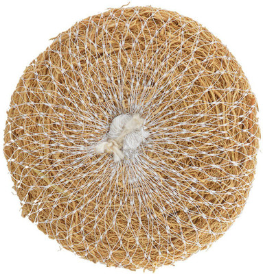

Angelware Natural Bath Brush ,Soft Scrub for Body | Give a Special Aroma and Refreshment to Our Body free size Round Brush(Pack of One)