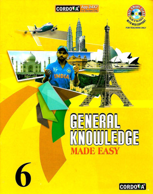 CORDOVA GENERAL KNOWLEDGE MADE EASY CLASS 6(English, Paperback, DHIREN M. DOSHI)