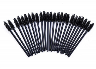 

Futurekart Eyebrow Eyelash Comb Makeup Brush 25 in 1 set (Black)(Pack of 25)