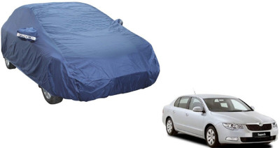 AUTO STAR Car Cover For Toyota Land Cruiser Prado (With Mirror Pockets)(Blue)