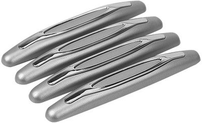 ROY Silicone, Plastic Car Door Guard(Grey, Pack of 4 X Door guard, Universal For Car, Universal For Car)