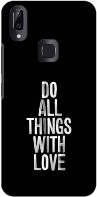 NDCOM Back Cover for Vivo Y83 Pro Do All Things With Love Printed(Multicolor, Hard Case, Pack of: 1)