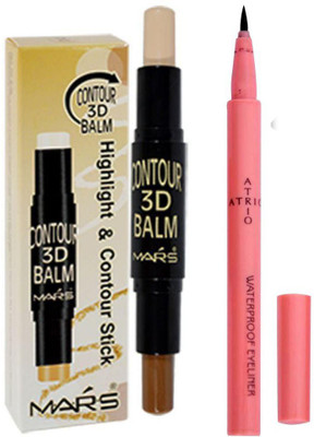 

Rtb Mars3D Contour and Highlighter Stick With Atrio Black Eyeliner(Set of 2)