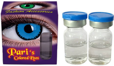 

Pari's Colored Eyes Green Blends Contact Lenses - Zero Power Quaterly Contact Lens(0, Green, Pack of 2)