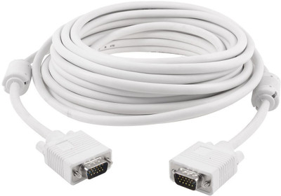 

TECHON TV-out Cable 10 meter vga cable(White, For Computer)