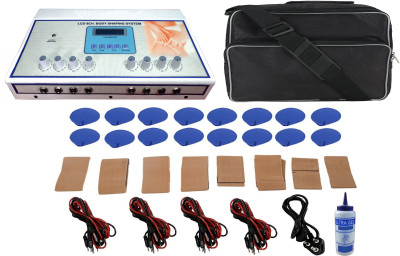 

AMAZEPHYSIOSOLUTIONS Body Shaping System 8 Channel LCD Electrotherapy Device(APS004)