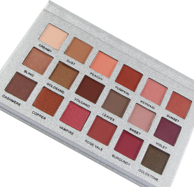 Futaba Golden Matte Nude Eye Shadow Palettes - 18 Colors 1.2 g(Multicolour)
