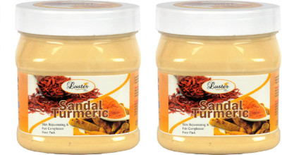 

Luster Sandal Turmeric Face Pack (Pack of 2)(500 ml)