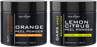 

CASA ALLEGRA Casa Allegra-Orange Peel Powder for Skin Whitening Natural Lemon Citrus Limon Peel Powder- FACE PACK FORMULATION FOR SKIN WHITENING(100 g)