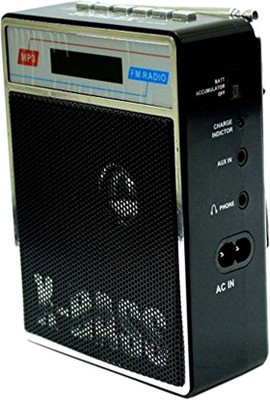

Fangtooth Music Series SL-413 Fm/Radio Supports USB pen-drive, Aux Memory card FM Radio(Black)