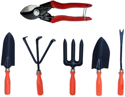 JetFire Gardening Tools with Heavy Cutter Set of 6 Garden Tool Kit(6 Tools)