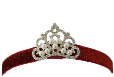 

Futurekart Girl's Princess Tiara Headband 36cm (Red) Head Band(Red)