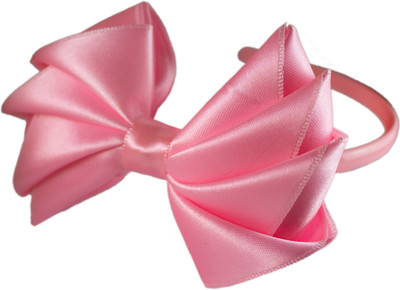 

Threads N Ribbons Pink Bow Hair Band(Pink)