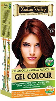 

Indus Valley Organically Natural Extra safe Gel Black Hair Color (Black 1.00) Hair Color(Black)