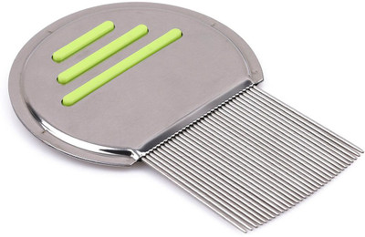 

TBUY GREEN Premium Lice Comb With Steel Teeth removes Lice & Nits NIT Free Hair