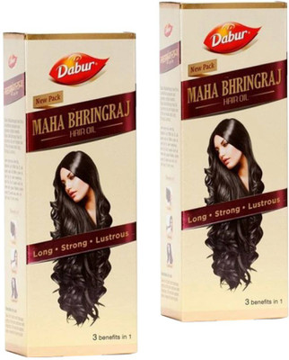 Dabur Maha Bhringraj Hair Oil (Pack of 2 X 300 ml) Hair Oil(600 ml)