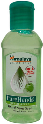 Himalaya Purehands Sanitizer Green Apple(50 ml, Bottle)