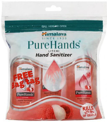 

Himalaya Purehands Sanitizer Litchi Flavor(30 ml, Pouch, Pack of 3)