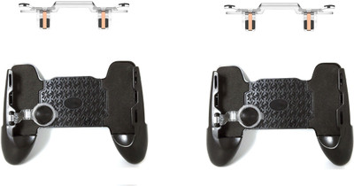 

FKU Set of 2 K10 Pubg Sensitive Shoot/aim Buttons L1 R1 Trigger With 3 in 1 Mobile Grip Handle Extended Gamepad Joystick(Silver, For Mac OS)