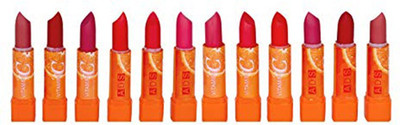 

ADS Lipstick set of 12 Vitamine C extract multicolor with moisturizing effect(Multicolor)