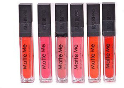 

ADS Matte Me Ultra Smooth Liquid Lipstick Set Of 06(Multicolor)