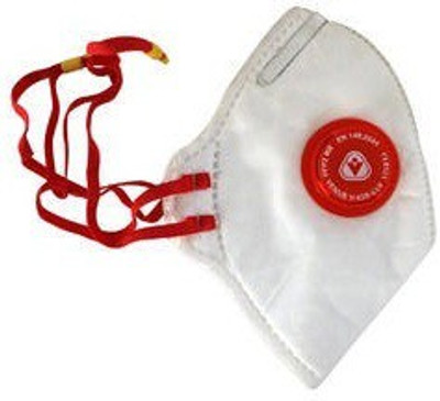 

Sarvam Venus V-420 SLV MASK WHITE WITH VALVE (Pack Of 15) Respirator