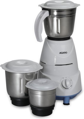 

Agaro Mixer Grinder 500 Mixer Grinder(Blue & White, 3 Jars)