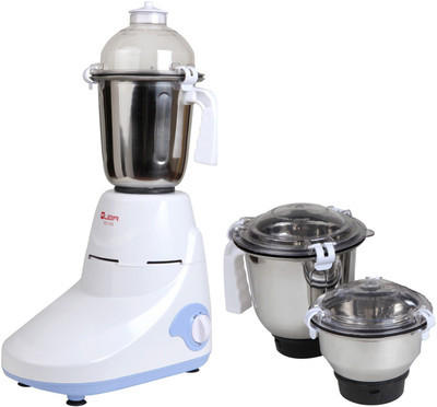

quba MG-102 MIXER GRINDER 750 W with 3 JARS 750 Mixer Grinder(White, 3 Jars)