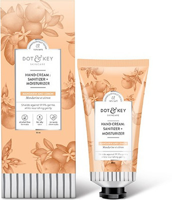 

Dot & Key Hand Cream : Sanitizer + moisturizer (Mandarin & Lemon)(50 ml)