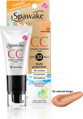 

Spawake Cc Cream- 02 ( Natural Beige)(30 g)