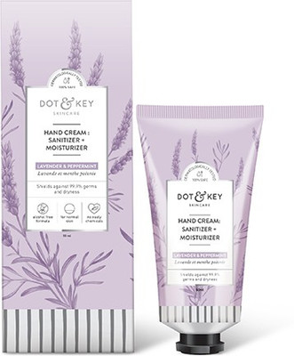 

Dot & Key Hand Cream : Sanitizer + moisturizer (Lavender & Peppermint)(50 ml)