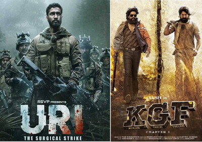 

Uri: The Surgical Strike & K.G.F: Chapter 1 ( both in Hindi ) clear HD print clear voice it's burn DATA DVD play only in computer or laptop not in DVD or CD player without poster(DVD Hindi)