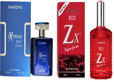 

RAMSONS EXTREME SKY PERFUME 100 ML+RED ZX PERFUME 100 ML Eau de Parfum - 100 ml(For Men & Women)