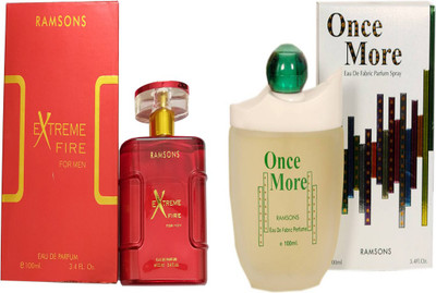 

RAMSONS EXTREME FIRE PERFUME 100 ML+ONCE MORE PERFUME 100 ML Eau de Parfum - 100 ml(For Men & Women)