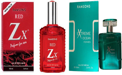 

RAMSONS EXTREME OCEAN PERFUME 100 ML+ RED ZX PERFUME 100 ML Eau de Parfum - 100 ml(For Men & Women)