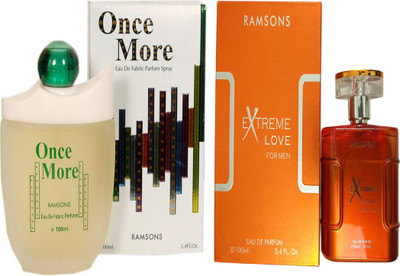 

RAMSONS EXTREME LOVE PERFUME 100 ML+ ONCE MORE PERFUME 100 ML Eau de Parfum - 100 ml(For Men & Women)