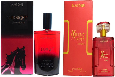 

RAMSONS EXTREME FIRE PERFUME 100 ML+ MIDNIGHT PERFUME 100 ML Eau de Parfum - 100 ml(For Men & Women)