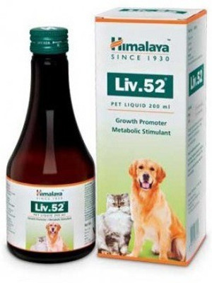 

Himalaya Liv 52 Pet Syrup 200ml Pet Health Supplements(200 ml)