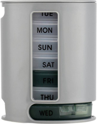 

BEGMY 1 Week Pill Pro Box Organizer With 7 Single Box & 4 Daily Compartments Box Pill Box(Multicolor)