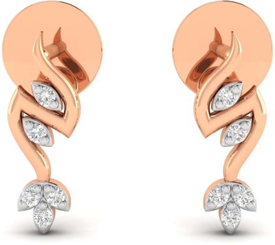 avsar Swara Rose Gold 18kt Diamond Stud Earring