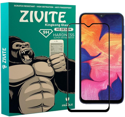 ZIVITE Edge To Edge Tempered Glass for Samsung Galaxy M20, Samsung Galaxy A10(Pack of 1)