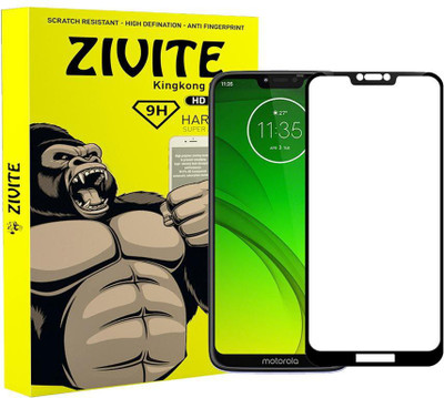 ZIVITE Edge To Edge Tempered Glass for Moto G7 Power(Pack of 1)