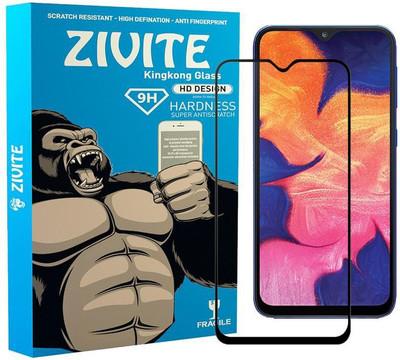 ZIVITE Edge To Edge Tempered Glass for Samsung Galaxy M20, Samsung Galaxy A10(Pack of 1)
