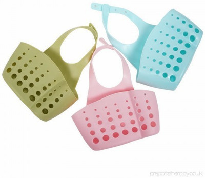 

BEGMY Portable Hanging Drain Bag Basket Bath Storage Bag For Kitchen And Bathroom (Pack Of 3)(Multicolor)